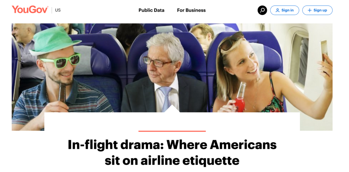 in-flight drama: where americans sit on airline etiquette