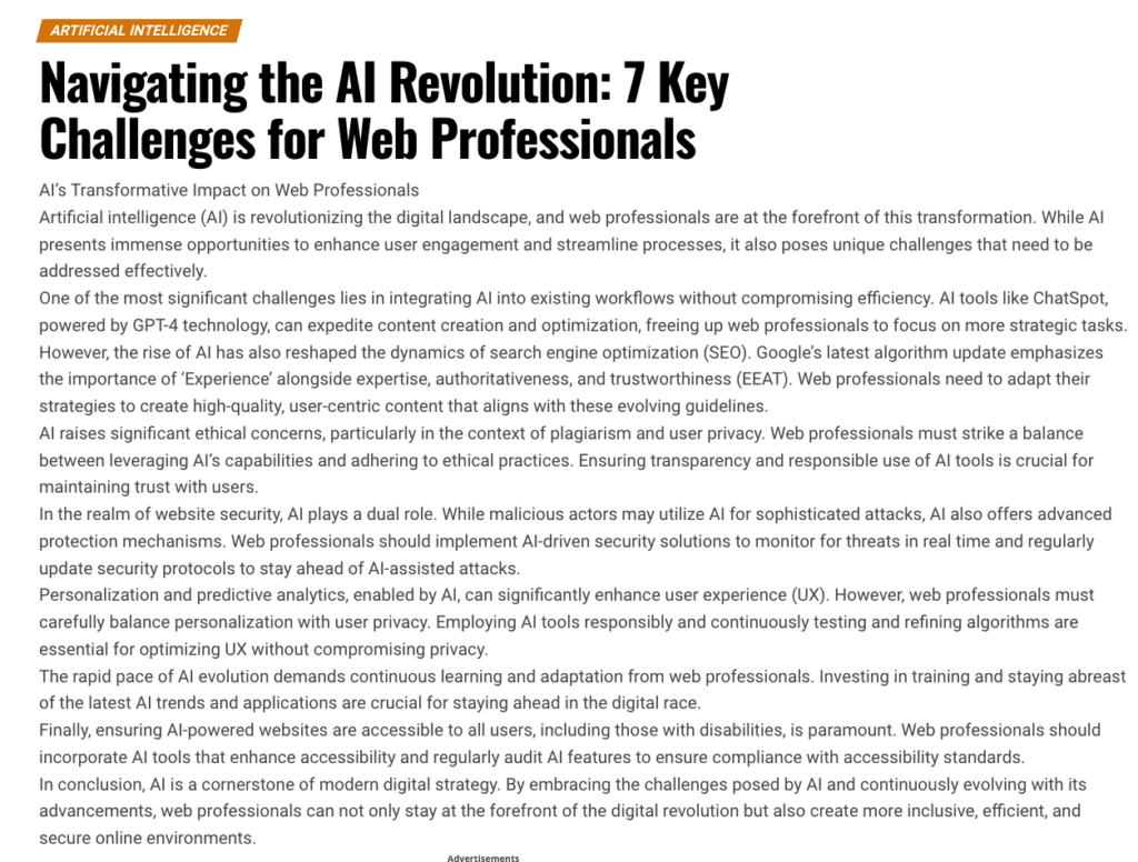 poor content example