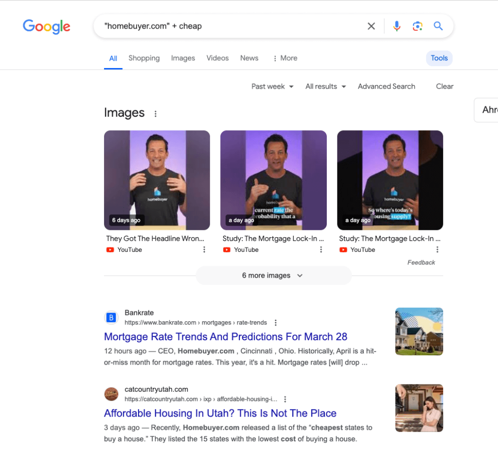 homebuyer brand and keyword