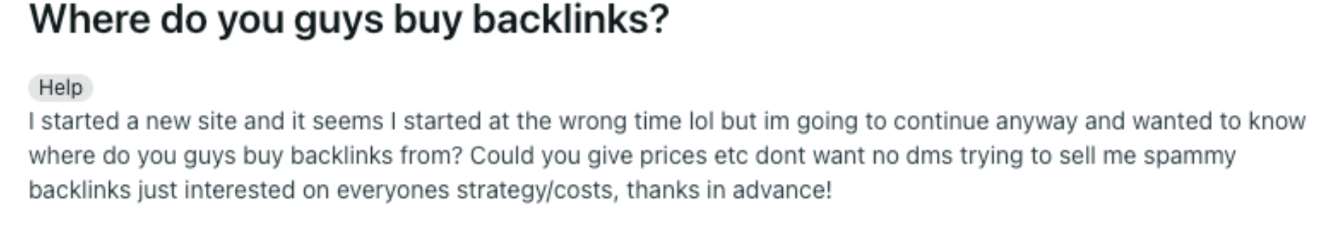 where do you guys buy backlinks