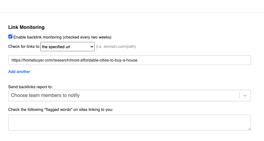buzzstream enter link