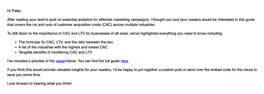 email to peter for CAC post