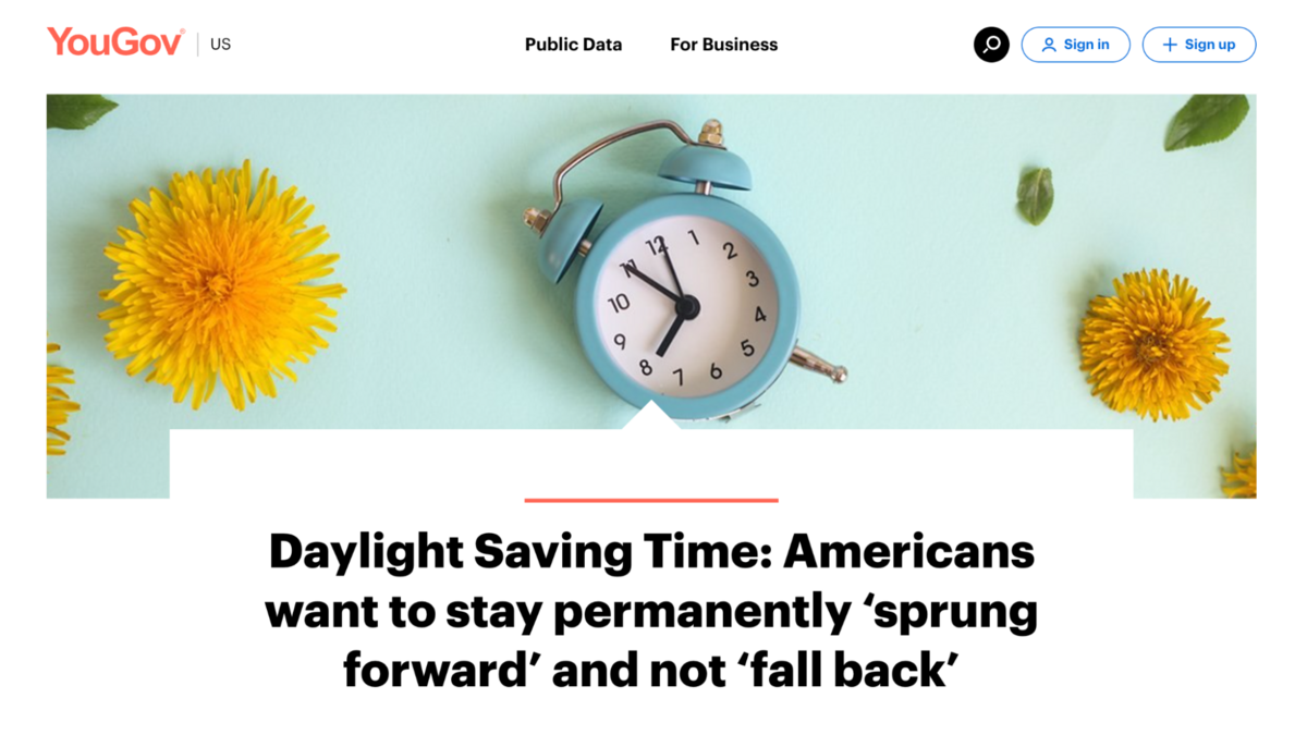 daylight saving time