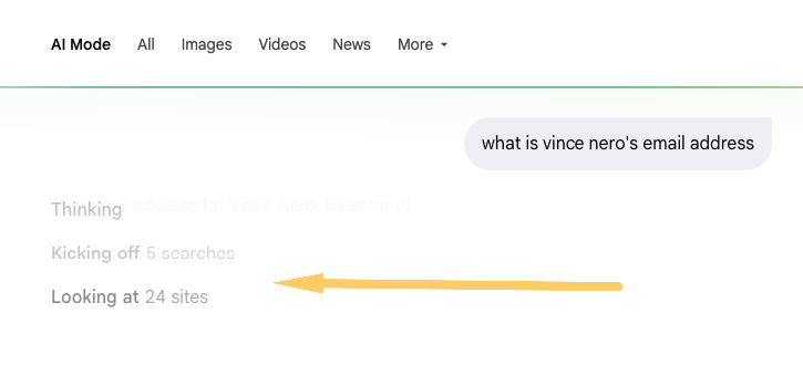 what is vince nero's email address