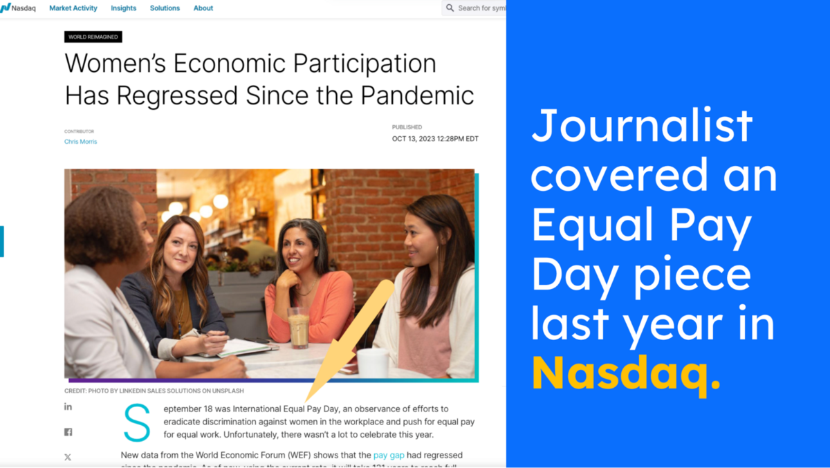 nasdaq covered equal pay day