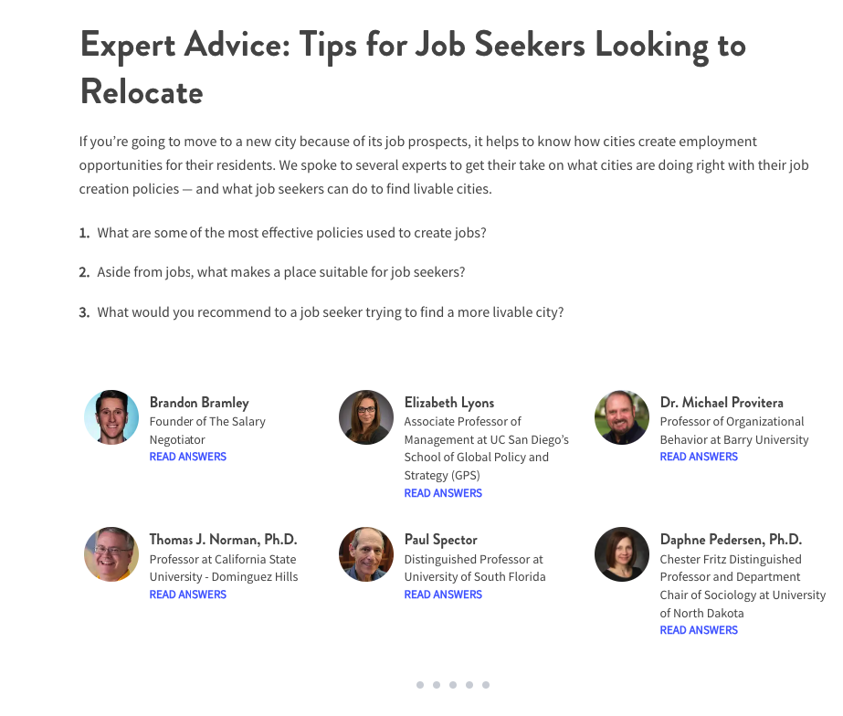 expert commentary example