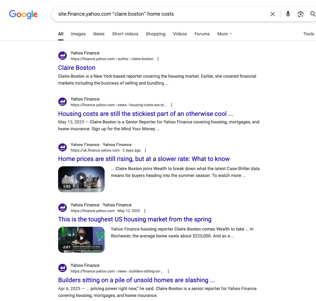 home costs site search