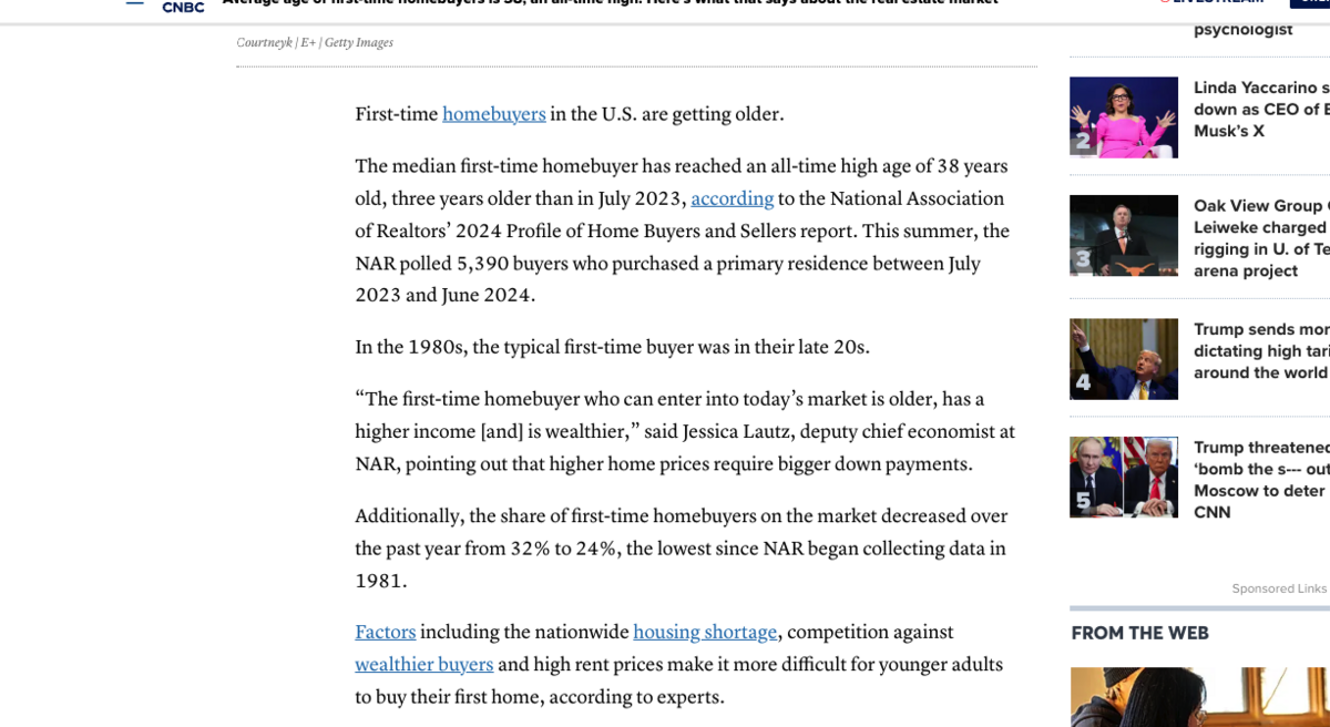 homebuyers article snippet