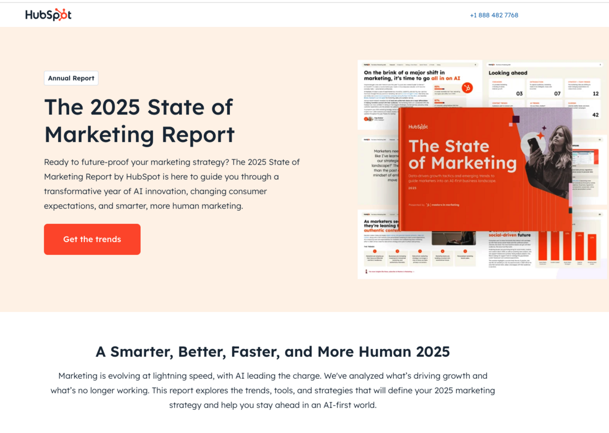 hubspot state of marketing report