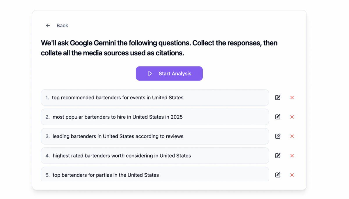 in the mix breaking down a query into questions