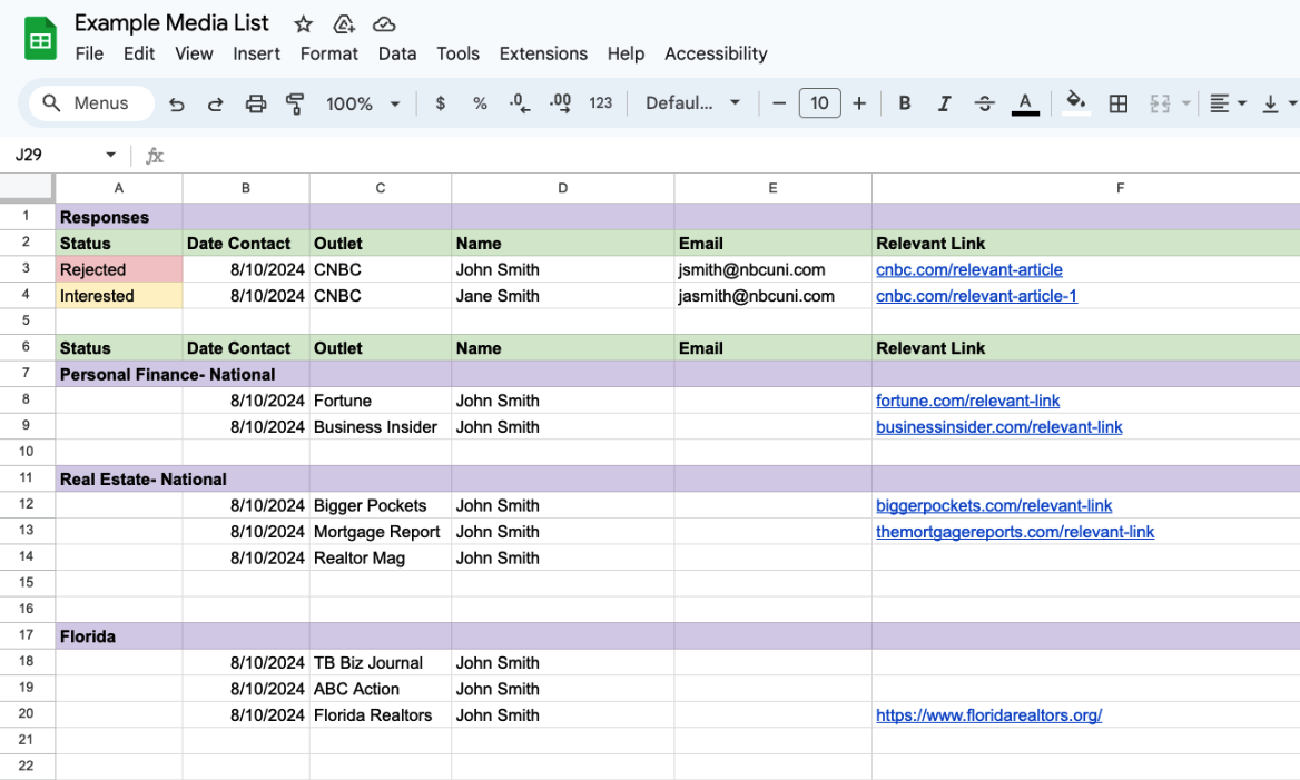jaclyn media list template