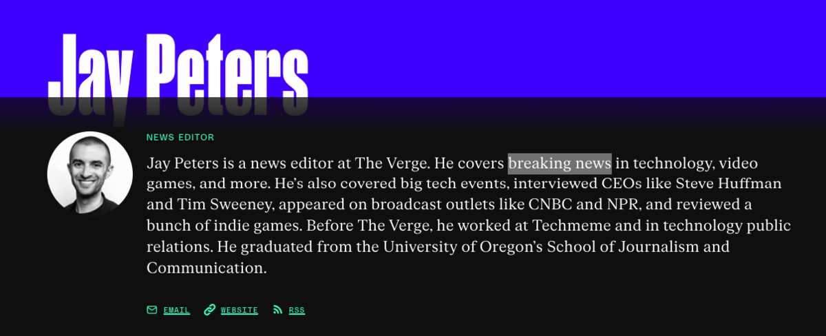 Jay peters author bio