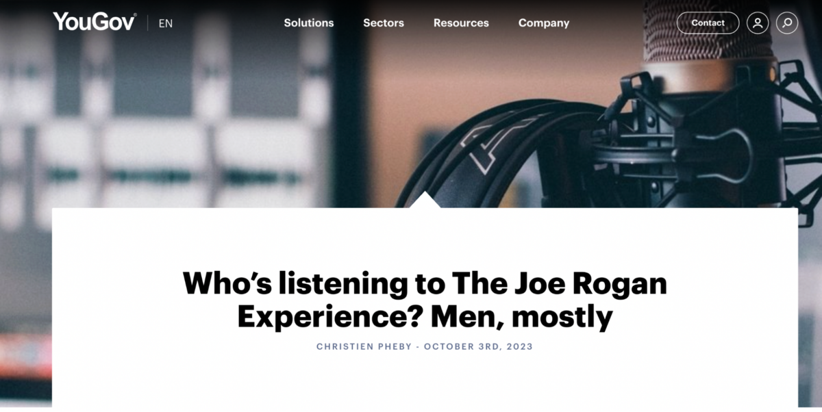 whos listening to the joe rogan experience