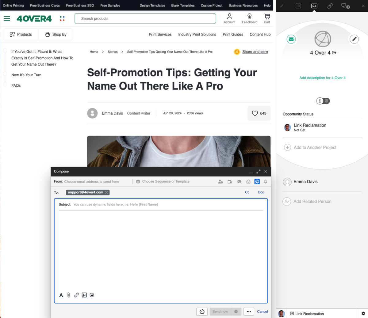 buzzstream's buzzmarker email builder