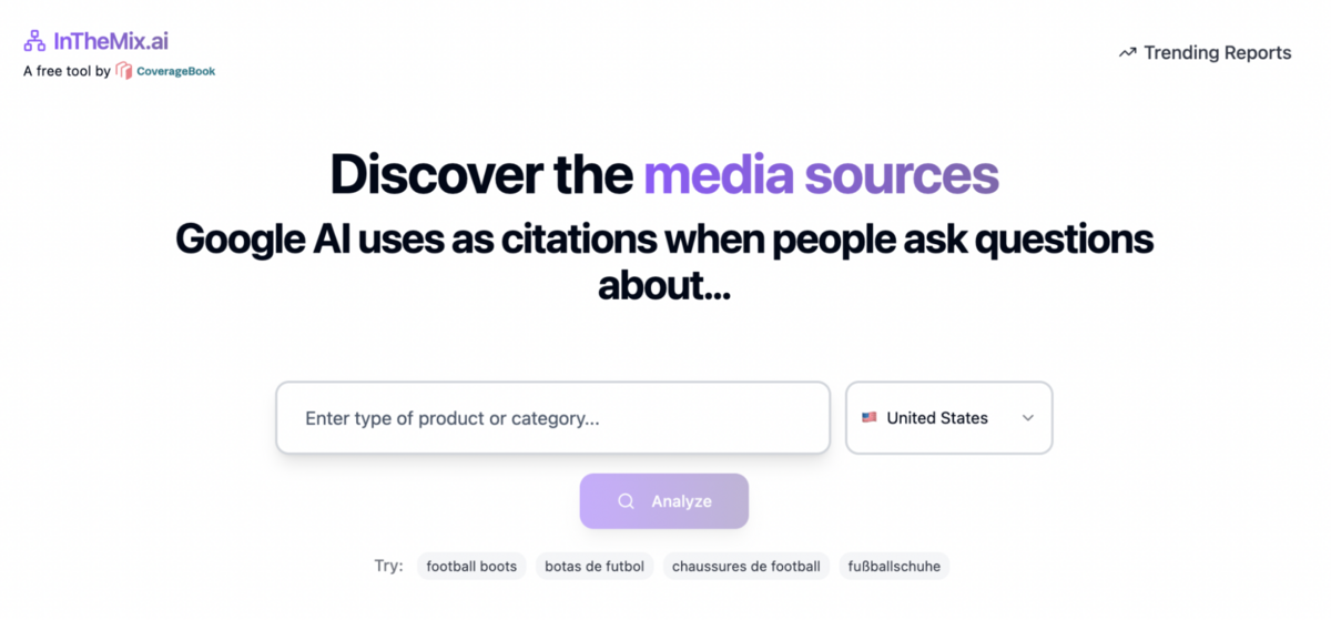 in the mix media sources