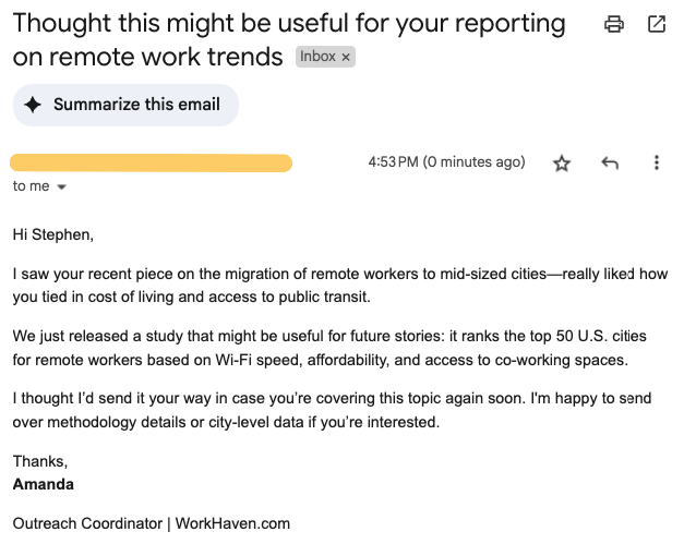 unsubscribe link not as necessary