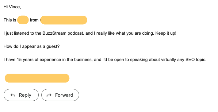 buzzstream podcast pitch