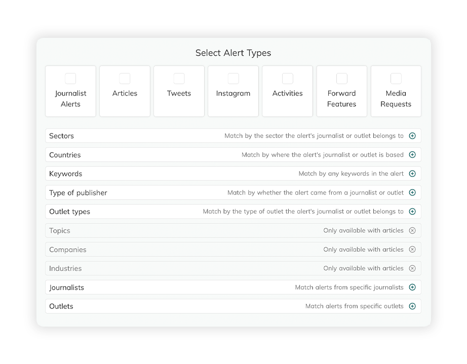 roxhill's category setup