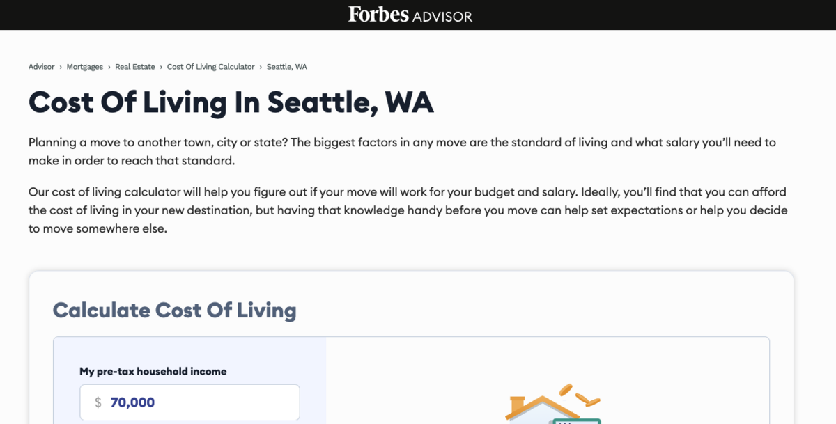 cost of living in seattle