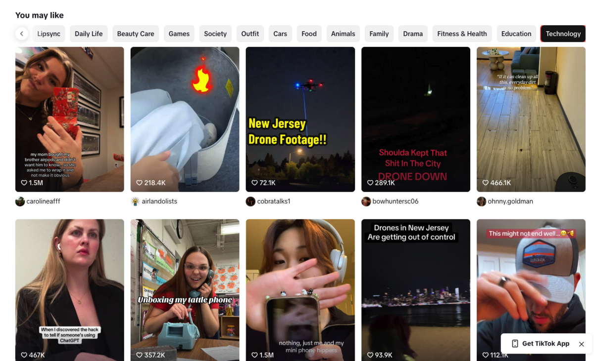 explore tab on tiktok