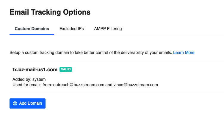email tracking options