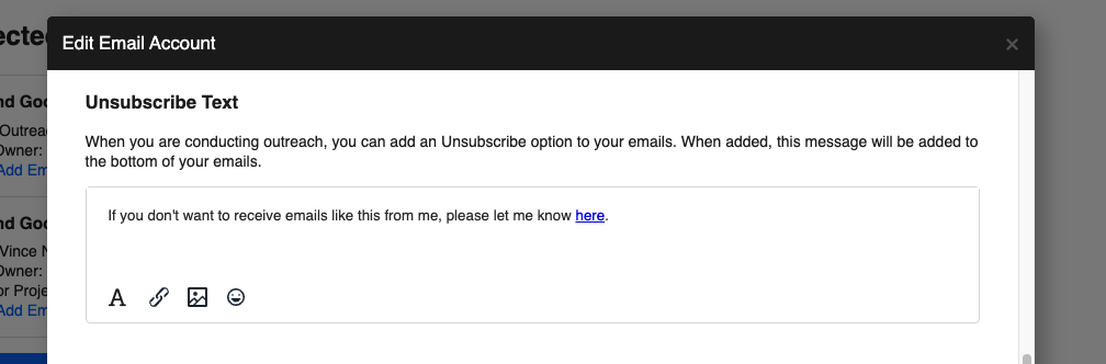 unsubscribe text