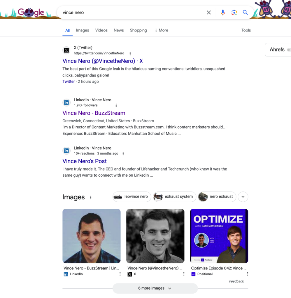 vince nero authorship