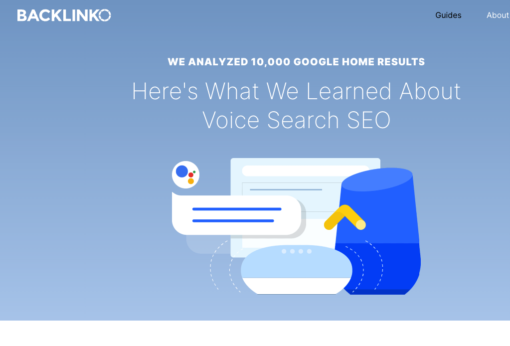 voice search backlinko study